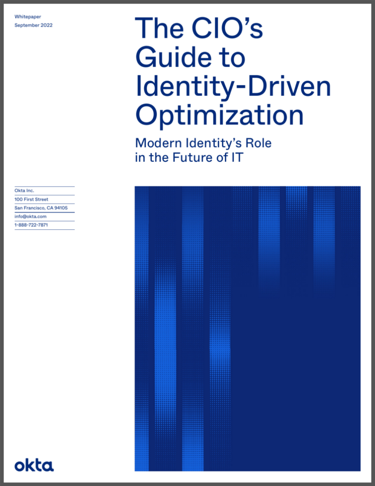 The CIO’s Guide to Identity-Driven Optimization